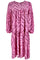 Lex Dress | Candy Pink | Lang kjole med print fra Black Colour