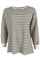Jamie Striped Sweatshirt | Black Stripe | Stribet sweater fra Black Colour
