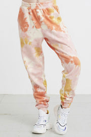 Liva sweatpants | Peach tie dye | Sweat bukser fra Hunkön