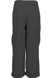 Davina Wide Cargo Pants | Black | Bukser fra Black Colour