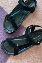 Peace Suede | Black | Ruskinds sandaler fra Copenhagen Shoes