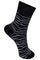 Ambra Tiger Sock | Black | Strømper med dyreprint fra Black Colour