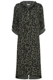 Millitary Leopard Dress| Leopard/Military | Kjole fra Marta du Chateau