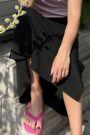 Ellen Sweat Skirt | Black | Nederdel fra Black Colour
