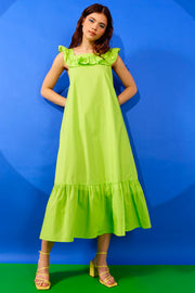 Holly dress | Lime | Kjole fra Hunkön