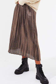 Loca Skirt | Walnut | Nederdel fra Freequent