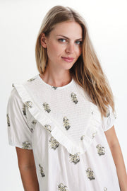 Cille Blouse | Spring Gardenia | Bluse fra Culture