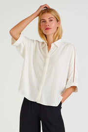 Lara Shirt | Off-white | Skjorte fra Freequent