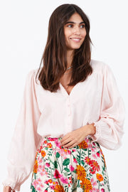 Charles Blouse | Dusty Rose | Bluse fra Lollys Laundry