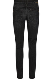 Naomi Chain Brushed Jeans | Black | Jeans fra Mos Mosh