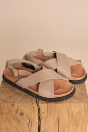 Sete Leather Sandal | Beige | Sandaler fra Mos Mosh