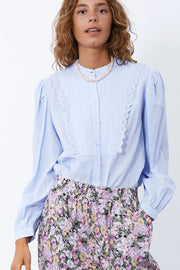 Pearl Shirt | Light Blue | Skjorte fra Lollys Laundry