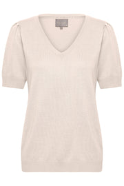 Annemarie ss Pullover | Spring Gardenia | T-Shirt fra Culture