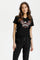 Gabriella V-neck T-shirt | Black | T-shirt fra Culture