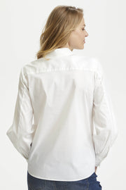 Antoinett Bow Shirt | Spring Gardenia | Skjorte fra Culture