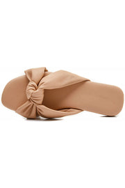 Bonita knot slides | Nude | Sandaler fra Lazy Bear