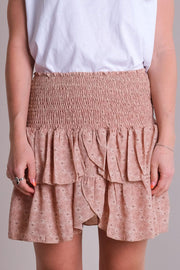 Carin vintage floral skirt | Rose | Nederdel fra Neo Noir
