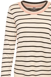 Annemarie Stripe Pullover | Whitecap | Pullover fra  Culture