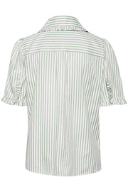 Magnolia SS Shirt | Burnt Olive | Kortærmet skjorte fra Culture