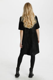 Alina Leather Dress | Black | Kjole fra Culture