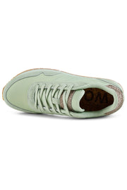 Nora III Leather | Green Lily | Sneakers fra Woden