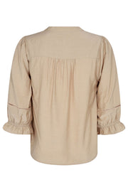 Tarey Blouse | Desert Taupe | Bluse fra Freequent
