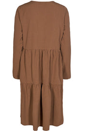 Siv Dress | Brown Check | Kjole med tern fra Liberté