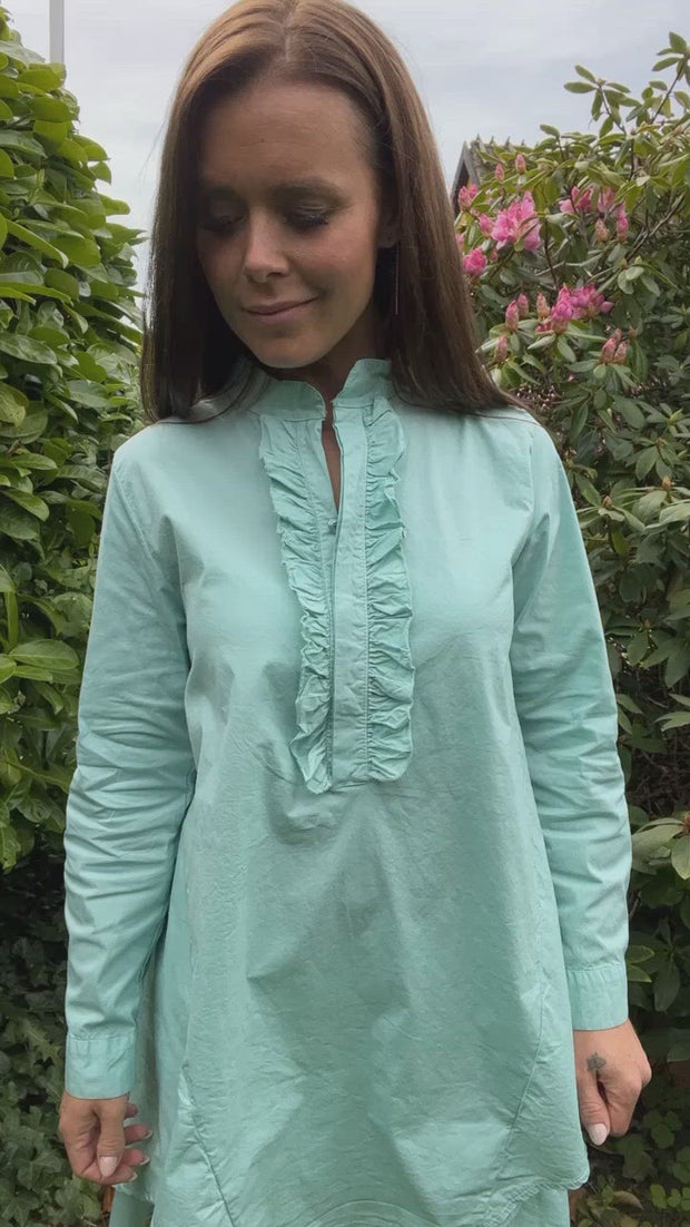 Fairmont solid shirt | Verde Aqua | Skjorte fra Marta du Chateau