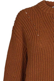 Elley Knit | Cognac | Strik sweater fra Co'Couture