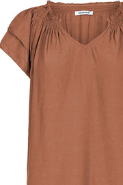 Sunrise Top | Peach Skin | Bluse fra Co'couture