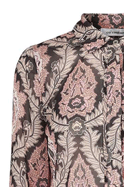 Florence Paisley Shirt | Sort | Skjorte med paisley print fra Co'Couture
