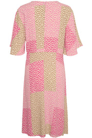 Tyra Dress | Pink Graphic | Kjole fra Culture