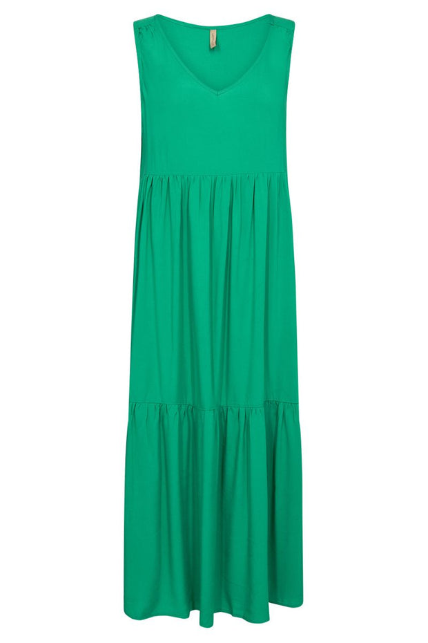 Salome Floor Dress | Grøn | Kjole fra French Laundry