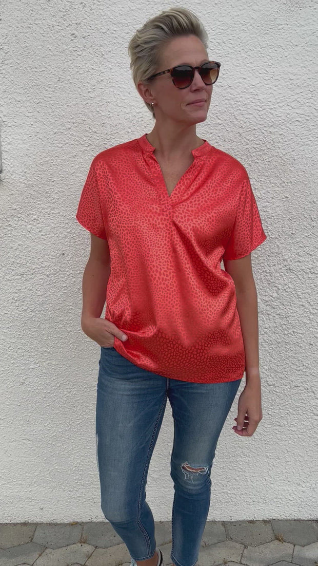 Indio Top  | Solid Leo Orange | Top fra French Laundry