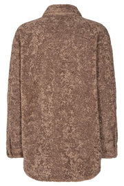 Fur Crop Jacket | Walnut | Kort pelset jakke fra Co'Couture