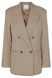 Oversize check blazer | Ternet blazer fra Co'couture