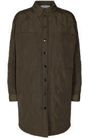 Kelly Quilt Shirt Jacket | Army | Jakke fra Co'couture