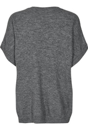 Soul O-Neck Top | Light Grey | Top fra Co'Couture