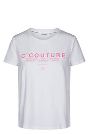City Neon Tee | Neon Pink | T-shirt fra CO'COUTURE