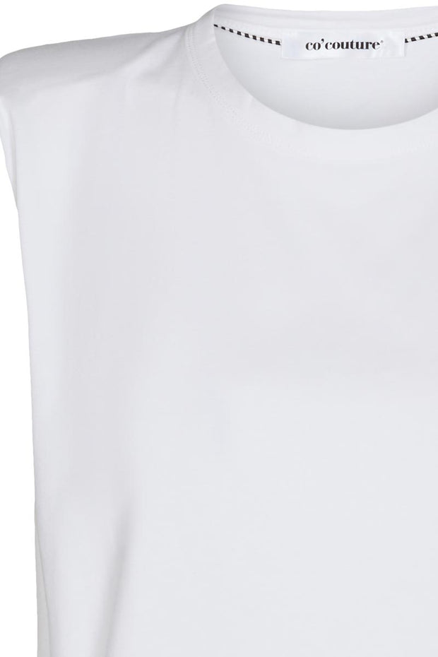 Eduarda T-shirt | Hvid | Tee top fra Co'couture