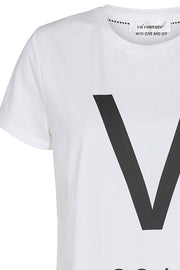 Love Degree Tee | Hvid | T-shirt fra Co'couture