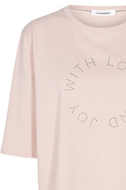 Rush love tee | Nude rose | Langærmet t-shirt fra Co'couture