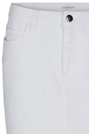 Rina Denim White Skirt | Off White | Nederdel fra CO'COUTURE