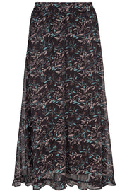 Emerson Gipsy Skirt | Sort | Nederdel med print fra Co'Couture