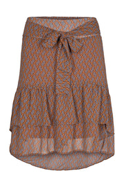 Moni Square Skirt | Burnt Orange | Nederdel fra Co'couture