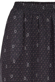 Paisley Night Gipsy Skirt | Black | Skirt fra Co'couture