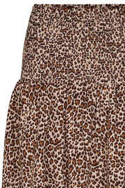 Mini Leo Smock Skirt | Khaki | Nederdel fra Co'couture