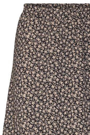 Breeze Flower Gipsy Skirt | Black | Nederdel fra Co'couture