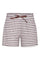 Alma Shorts | Light Brown Creme Stripe | Shorts fra Liberté