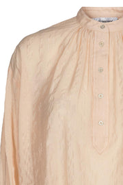 Pauline Stripe Shirt | Bone / Creme | Skjorte med striber fra Co'Couture